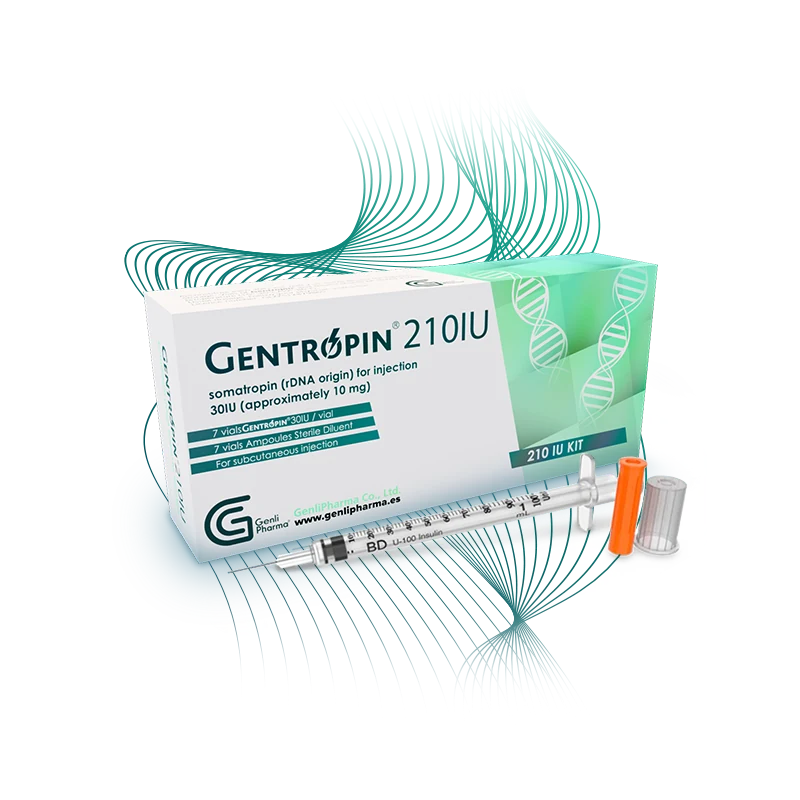 Gentropin 210IU — empaque Genli Pharma